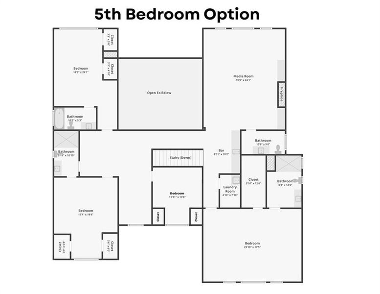 2D floor plan layout of this home in , Dacula, GA (Image 7). 2D floor plan layout of this home in , Dacula, GA (Image 7).
