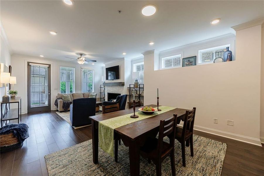 Furnished interior view inside a new home in , Peachtree Corners (Image 36).
