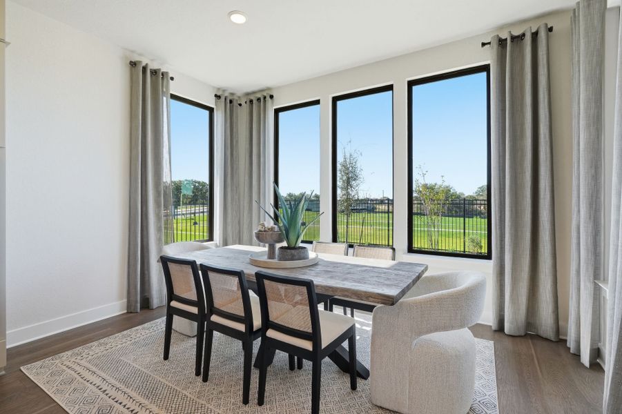 Representative furnished interior of a home built from the Gillett by Pulte Homes in Corley Farms, Boerne (Image 9).