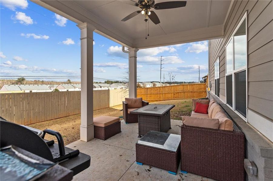Exterior details and patio area of a home in Enclave at Brookside Crossing, Auburn (Image 28).