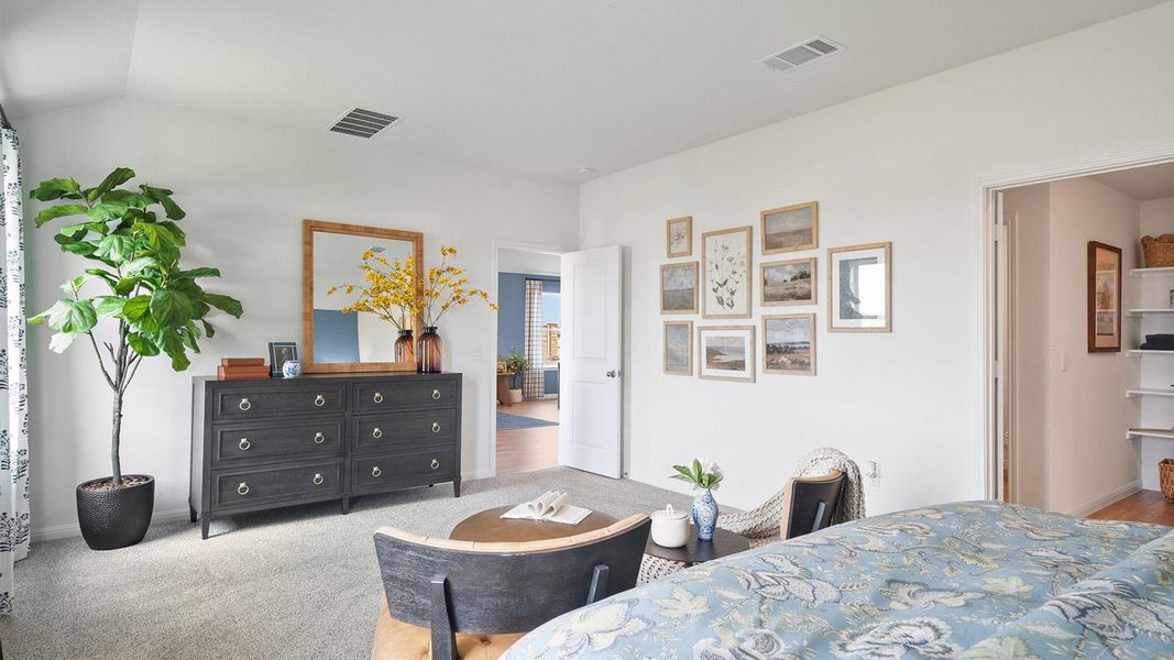 Furnished interior view inside a new home in Monarch Ranch, Manor (Image 28).