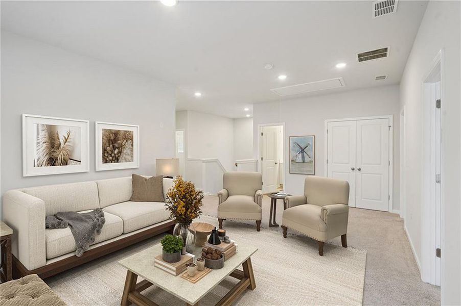 Furnished interior view inside a new home in , Grayson (Image 5). Furnished interior view inside a new home in , Grayson (Image 5).