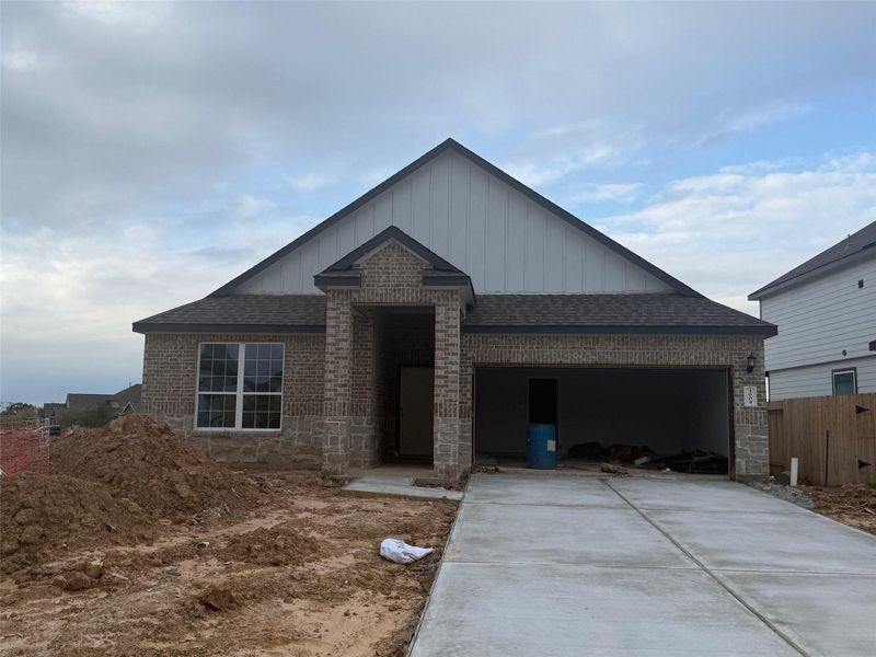 In-progress construction of a new home in Bluestem, Brookshire, TX (Image 26).