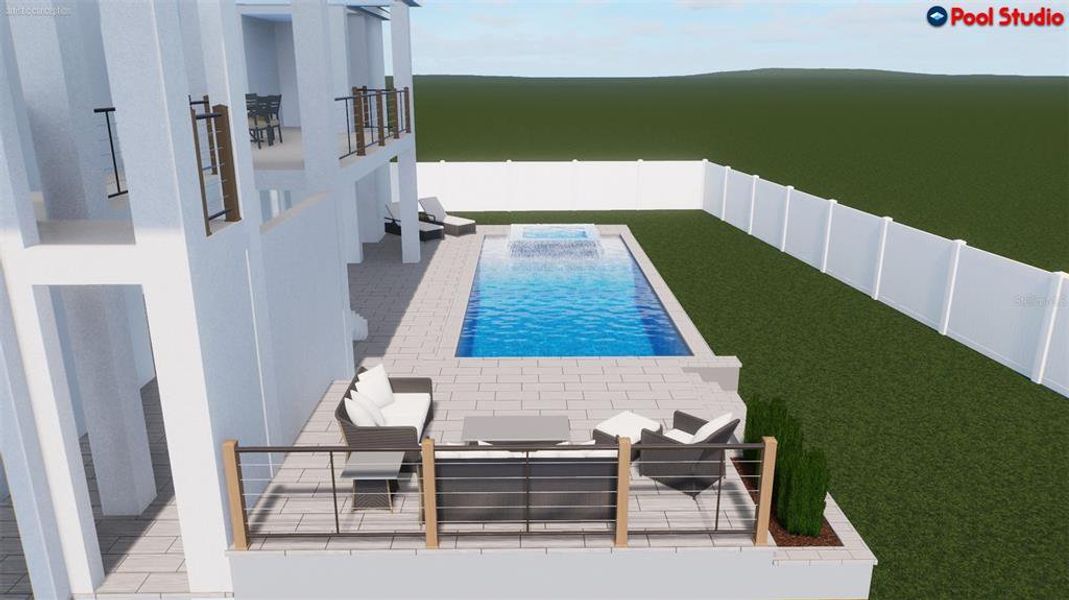 Exterior details and patio area of a home in , Tampa (Image 8).