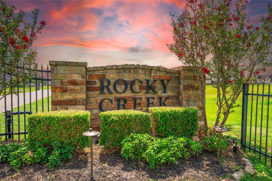 Front exterior of a new home in , Hockley, TX, highlighting curb appeal (Image 21).