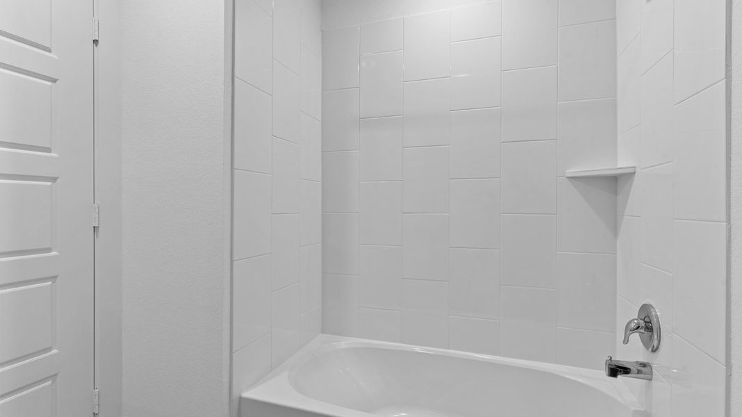 Close-up of interior finishes inside a home in Caldwell Crossing, Iowa Colony (Image 11).