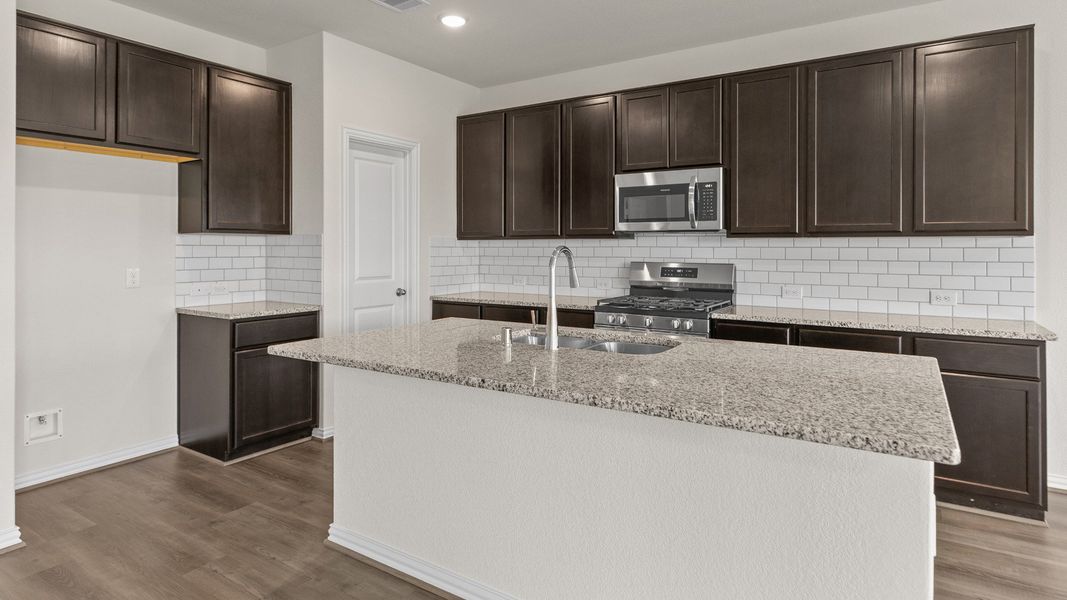 Representative furnished interior of a home built from the Southfork by Brightland Homes in Cielo, Conroe (Image 7).