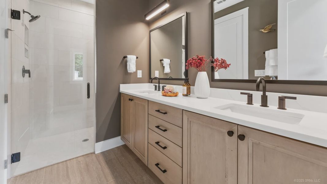 Representative furnished interior of a home built from the Provenance by Epcon Communities in The Courtyards by The Manor, Alpharetta (Image 29).
