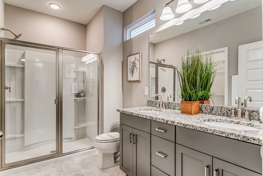 Representative furnished interior of a home built from the Crawford by Parkside Builders in The Woods, Gallatin (Image 16).