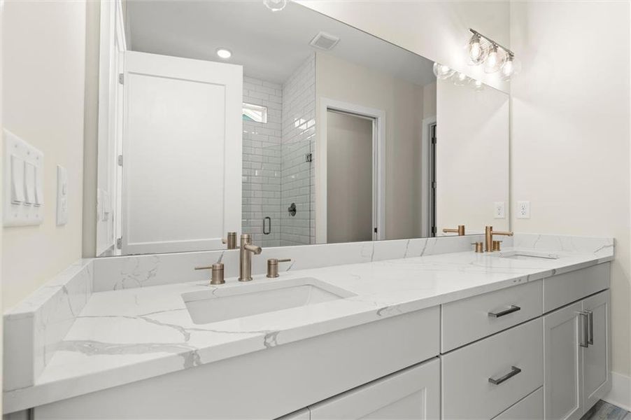 Furnished interior view inside a new home in Hillgrove Preserve, Powder Springs (Image 11).