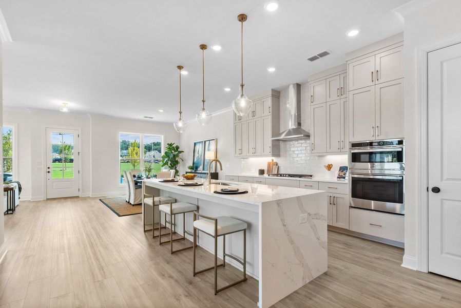 Representative furnished interior of a home built from the The Kenton by The Providence Group in Promenade at Sawnee Village, Cumming (Image 15).