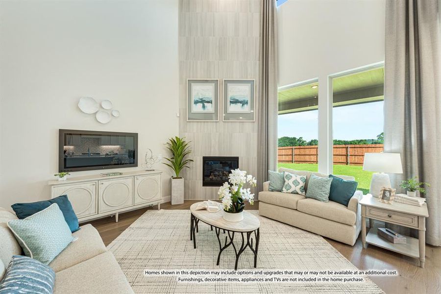 Furnished interior view inside a new home in Hulen Trails, Fort Worth (Image 7). Furnished interior view inside a new home in Hulen Trails, Fort Worth (Image 7).