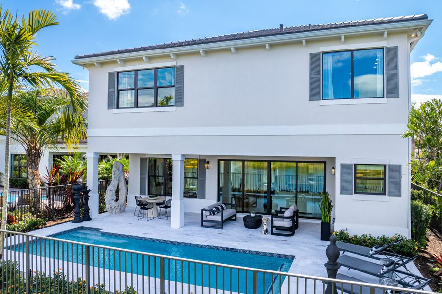 Representative exterior details of a home built from the Celestia by GL Homes in Apex at Avenir, Palm Beach Gardens (Image 4). Representative exterior details of a home built from the Celestia by GL Homes in Apex at Avenir, Palm Beach Gardens (Image 4).