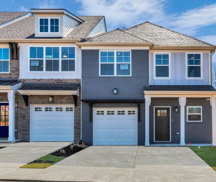 Representative exterior photo of a completed home built from the Charleston by Parkside Builders in Oxford Station, Gallatin, TN (Image 32).