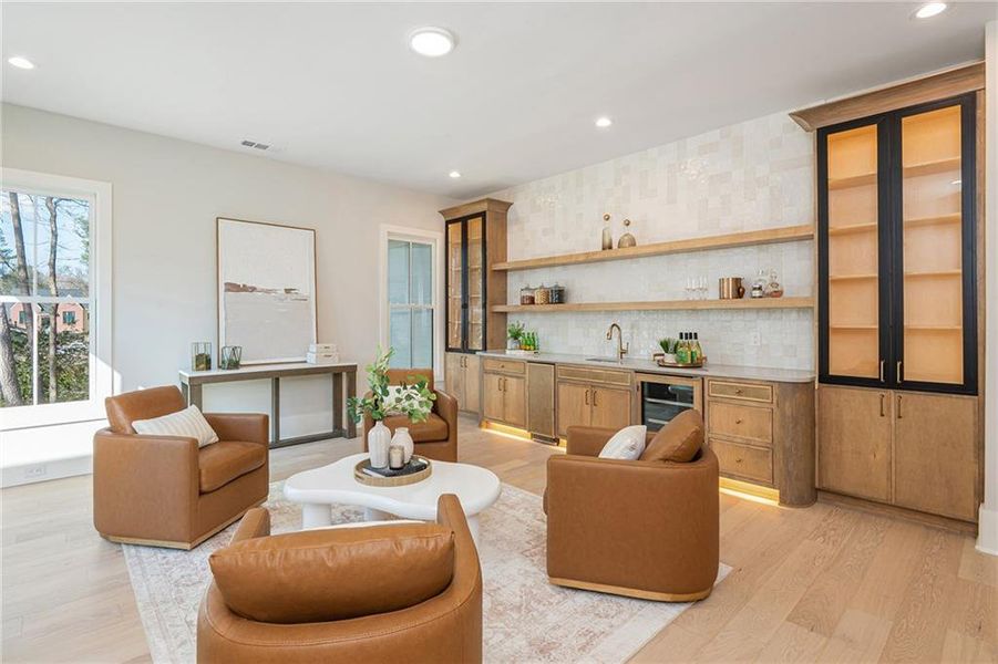 Furnished interior view inside a new home in , Alpharetta (Image 45).