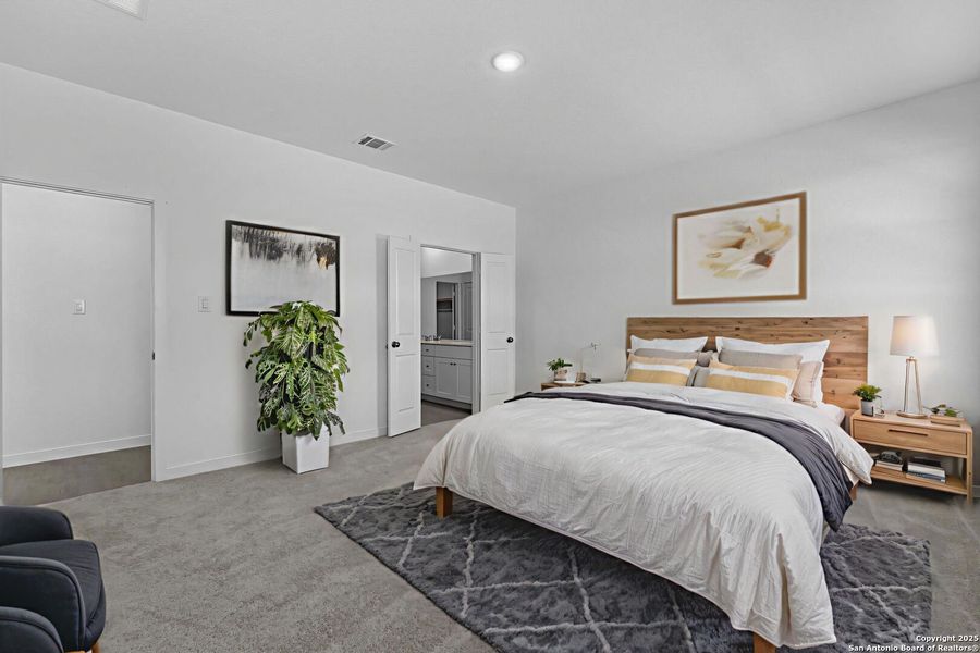 Furnished interior view inside a new home in Waterwheel: Coastline Collection, San Antonio (Image 6).