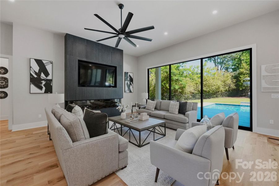 Furnished interior view inside a new home in , Cornelius (Image 36).