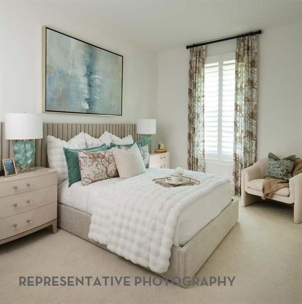 Furnished interior view inside a new home in Furst Ranch, Flower Mound (Image 5).
