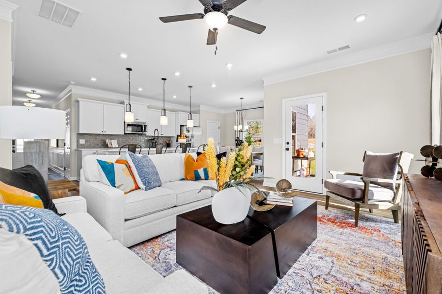 Furnished interior view inside a new home in Cantigny Park, Clarksville (Image 4).