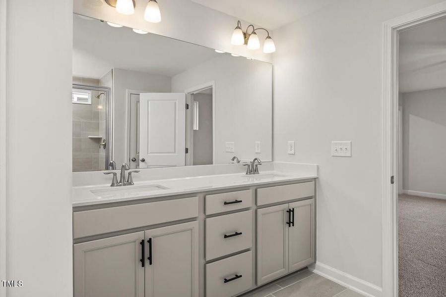 Furnished interior view inside a new home in Gregory Village Townhomes, Lillington (Image 61).