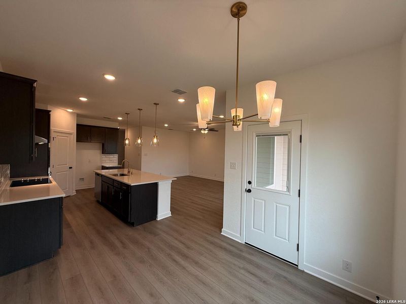 Furnished interior view inside a new home in The Wilder, Adkins (Image 12).