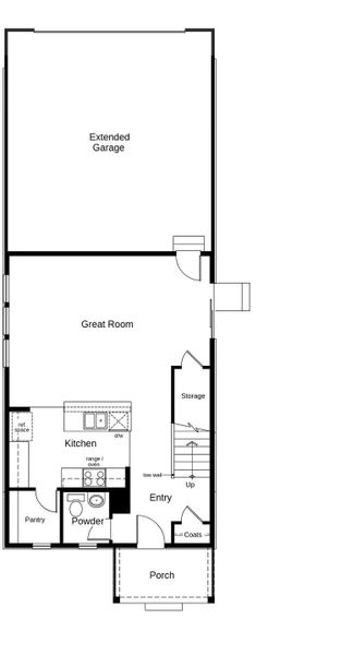 2D floor plan layout of this home in Windler Wildflower, Aurora, CO (Image 2).
