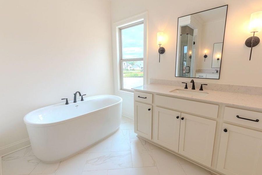 Furnished interior view inside a new home in , Hoschton (Image 16).