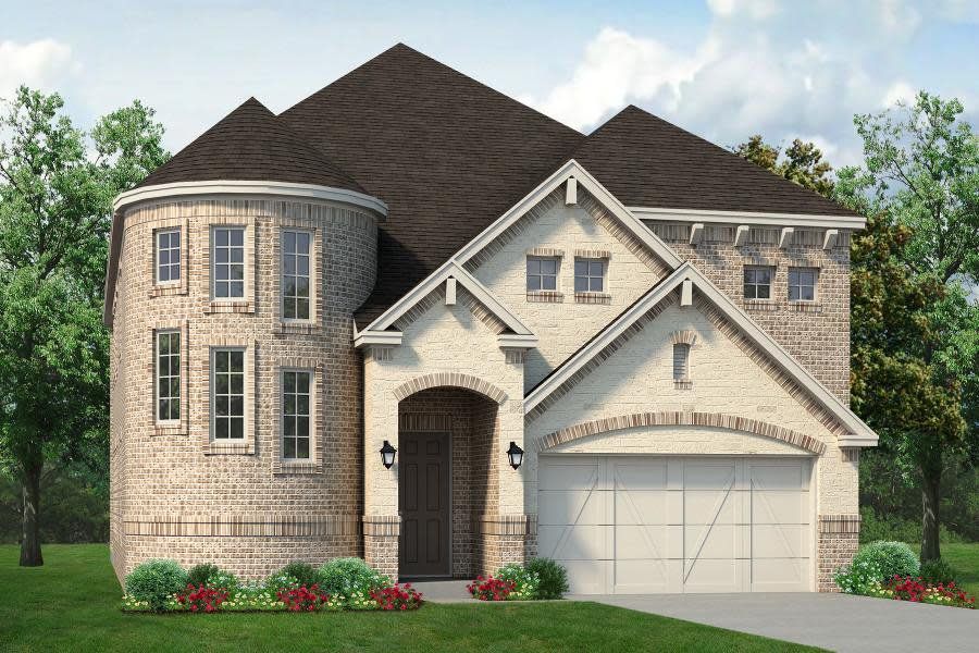 Representative exterior photo of a completed home built from the Dublin by Sandlin Homes in Lakesong, Midlothian, TX (Image 23). Representative exterior photo of a completed home built from the Dublin by Sandlin Homes in Lakesong, Midlothian, TX (Image 23).
