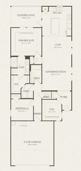 Del Webb Homes, Compass floor plan