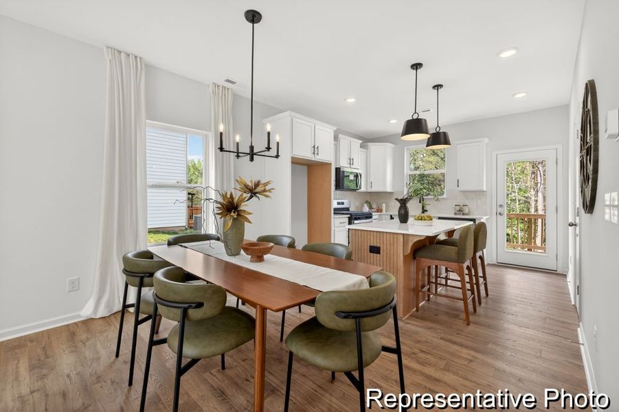 Furnished interior view inside a new home in Colvin Park, Rock Hill (Image 5).