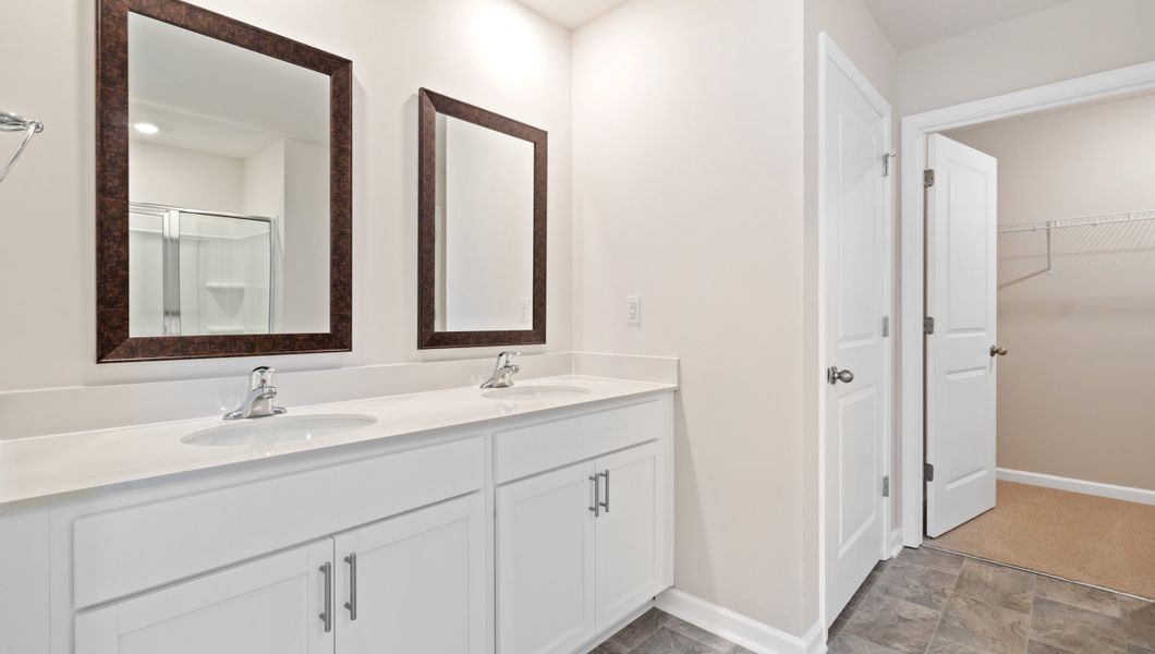 Representative furnished interior of a home built from the AISLE by D.R. Horton in Baxter Village, Boiling Springs (Image 9).