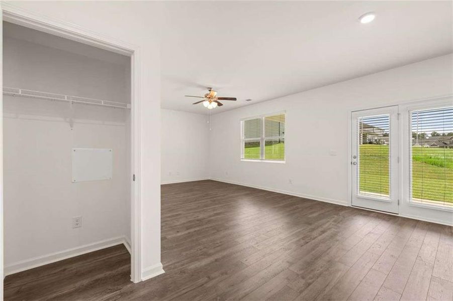 Spacious, unfurnished interior of a new home in Champion's Run, Lithonia (Image 11). Spacious, unfurnished interior of a new home in Champion's Run, Lithonia (Image 11).