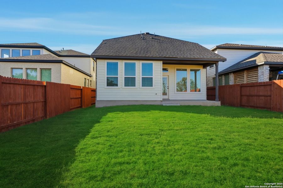 Exterior details and patio area of a home in Stillwater Ranch, San Antonio (Image 25). Exterior details and patio area of a home in Stillwater Ranch, San Antonio (Image 25).