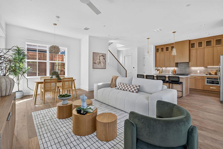 Furnished interior view inside a new home in , Austin (Image 4).