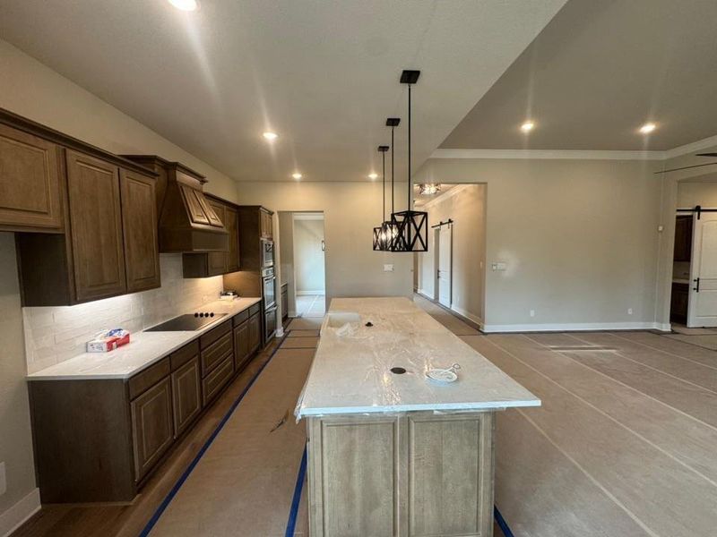In-progress construction of a new home in Creekview Addition, Van Alstyne, TX (Image 14).
