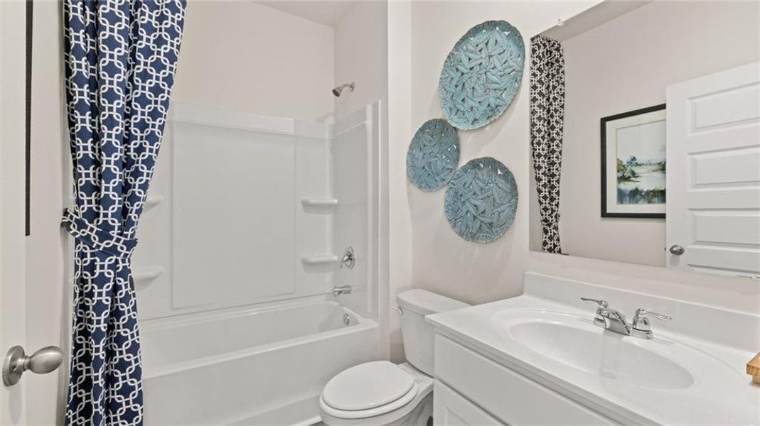 Furnished interior view inside a new home in Kingston Ranch at Lake Oconee, Buckhead (Image 51).