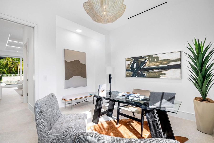 Furnished interior view inside a new home in , Delray Beach (Image 18).