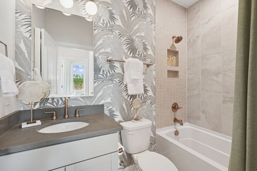 Representative furnished interior of a home built from the Oak Haven by Tri Pointe Homes in Altis At Serenity, Fuquay Varina (Image 29).