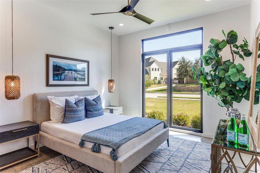 Furnished interior view inside a new home in , Aledo (Image 4).