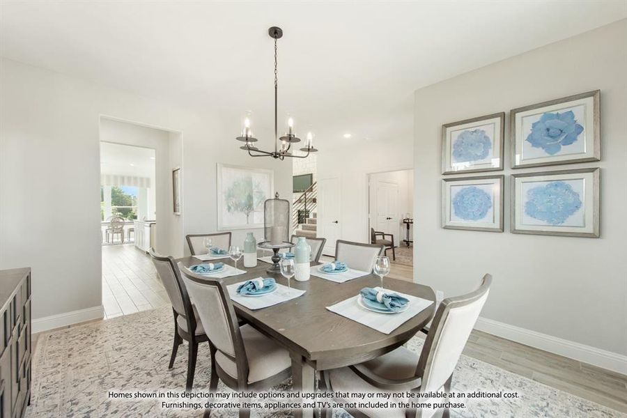 Furnished interior view inside a new home in West Crossing, Anna (Image 3).