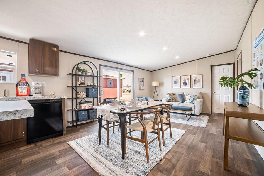 Furnished interior view inside a new home in , Sunset (Image 7).