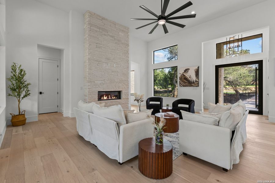 Furnished interior view inside a new home in , Boerne (Image 10).