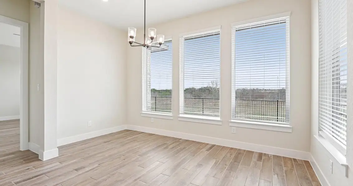 Spacious, unfurnished interior of a new home in Village at Three Oaks, Seguin (Image 23). Spacious, unfurnished interior of a new home in Village at Three Oaks, Seguin (Image 23).