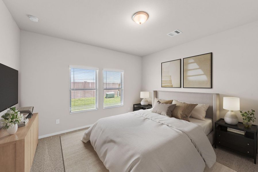 Furnished interior view inside a new home in Arabella on the Prairie, Richmond (Image 10). Furnished interior view inside a new home in Arabella on the Prairie, Richmond (Image 10).