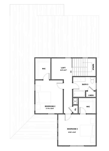 2D floor plan layout for the The Gates by New Leaf Builders in Riverlights, Wilmington, NC (Image 4). 2D floor plan layout for the The Gates by New Leaf Builders in Riverlights, Wilmington, NC (Image 4).