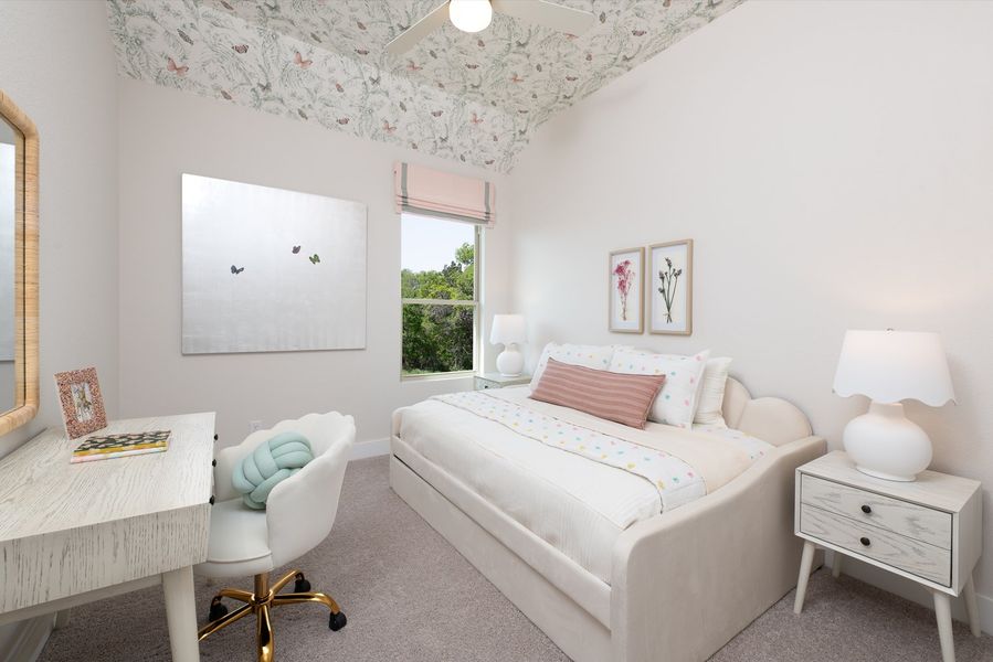 Representative furnished interior of a home built from the Cheyenne II by Ashton Woods in The Colony 50s, Bastrop (Image 8).