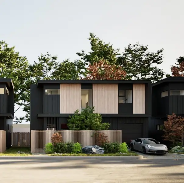 Front exterior of a new home in , Austin, TX, highlighting curb appeal (Image 11). Front exterior of a new home in , Austin, TX, highlighting curb appeal (Image 11).