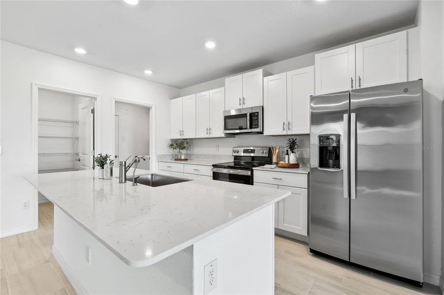 Furnished interior view inside a new home in , San Antonio (Image 11).