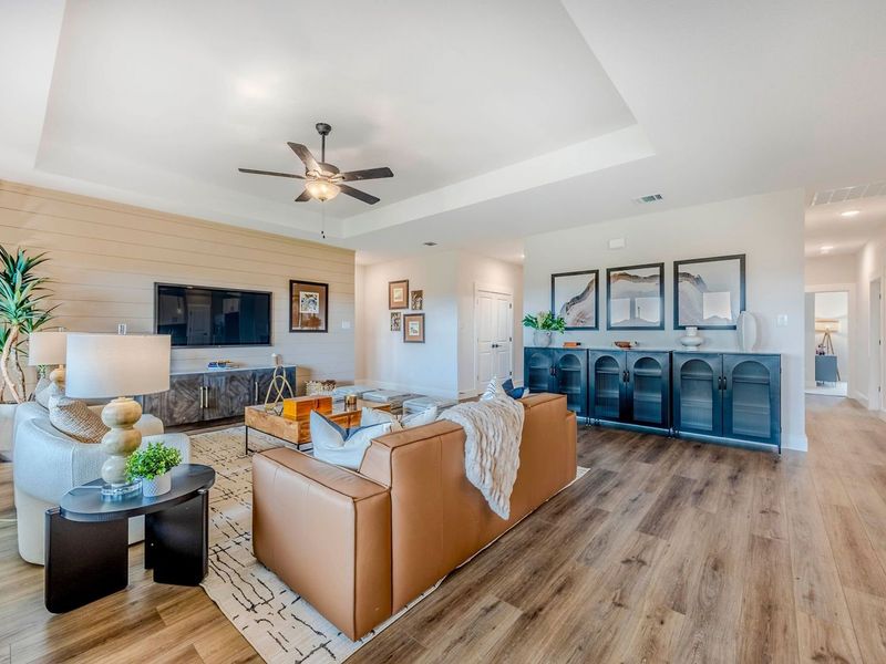Furnished interior view inside a new home in Waverly Estates, Nevada (Image 8). Furnished interior view inside a new home in Waverly Estates, Nevada (Image 8).