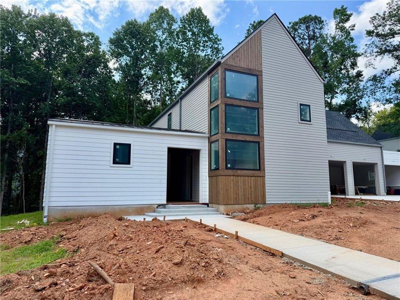 In-progress construction of a new home in Aster, Roswell, GA (Image 44). In-progress construction of a new home in Aster, Roswell, GA (Image 44).